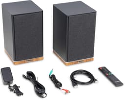 HiFi speakers - Audizio KS12 - Actieve speakerset - HDMI en Bluetooth - Ambient light - 80W - Zwart — thumbnail 3