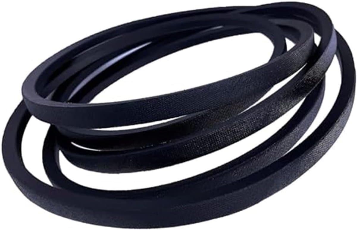Aandrijfriem Grasmaaier - Reserveonderdeel Gazon - Gazononderhoud - Robuuste Rubber Constructie - 1/2"x146" - Zwart — afbeelding 1