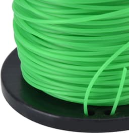 SnelShoppen - 2mm Grastrimmerdraad - Vierkante Trimmerlijn op Spoel - Tuinaccessoires voor Grasmaaier - 100m Groen — thumbnail 4