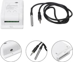 Slimme Temperatuurschakelaar - Thermostaatcontroller Wifi - Automatische Temperatuurregeling - Realtime Monitoring - 16A 3000W - Wit — thumbnail 5