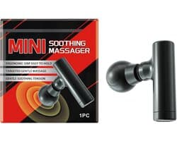 Percussie Massager - Spierontspanner Gun - Herstel Na Training - Draadloos Draagbaar - 10 x 5 x 10.7 cm - Zwart