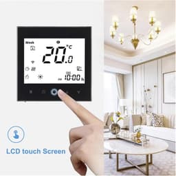 Slimme Thermostaat WiFi - Temperatuurregelaar Verwarming - Comfort Thuis - Spraakbesturing LCD - 60 mm gatafstand - Wit — thumbnail 5