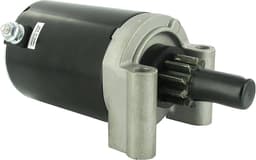 Elektrische Starter Motor - Motor Starter - Grasmaaier Reparatie - 10 Tanden - 12.5-14 PK - Zwart — thumbnail 1