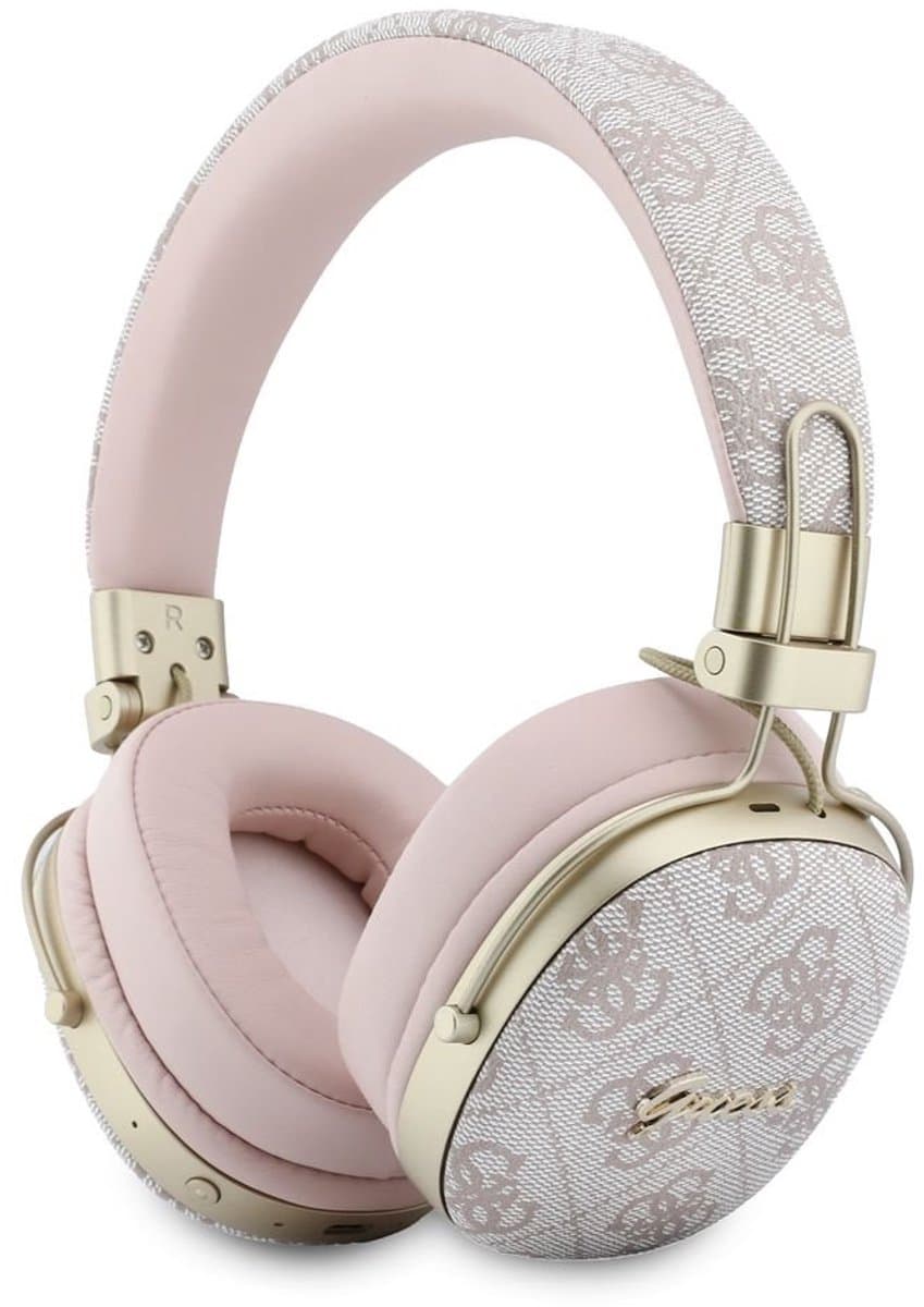 Guess Bluetooth koptelefoon - 4G-design met metalen logo - Roze — afbeelding 1