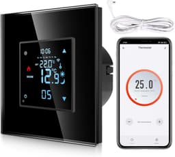 Slimme Inbouwthermostaat met Digitale Sensor voor Vloerverwarming en Boiler — thumbnail 1
