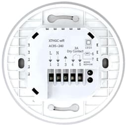Slimme Thermostaatsensor - App Bediening - Verwarming Regelen - Wifi Connectiviteit - 87x87x42mm - Wit — thumbnail 3