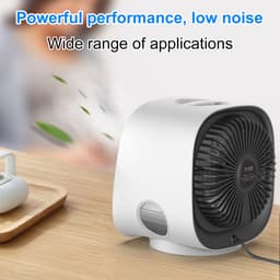Vernieuwde Vital Breeze draagbare airco: vernevelingsventilator met 3 snelheden – draagbare koelventilator voor thuis, kantoor of slaapkamer — thumbnail 5
