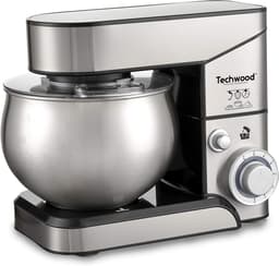 Keukenmachine - Mixer Robot - Bakken En Koken - Krachtige Motor - 5 Liter Kom - Zilverkleurig — thumbnail 2