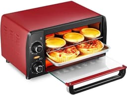 Mini Oven - Compacte Keukenoven - Snel Gerechten Maken - Energiebesparend Design - 12 Liter - Zwart — thumbnail 1