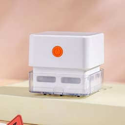 Bureau Stofzuiger - Draadloze Bladblazer - Bureau Reinigen - USB Oplaadbaar - 7x7x7 cm - Zwart — thumbnail 3