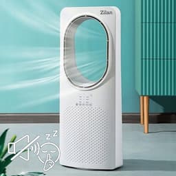Zilan Torenventilator 50W met LED Display en Afstandsbediening – 60 m³/u – Witte Kolomventilator voor Woonkamer en Slaapkamer — thumbnail 5
