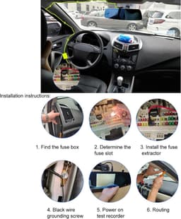 Dash Cam Hardwire Kit, Mini USB Hard Wire Kit Zekering voor Dashcam, 12V-28V Naar 5V Hardwire Kit met Laagspanningsbeveiliging, 11Ft Dash Cam Oplader Netsnoer (MINI) — thumbnail 5