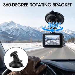 Dashcam-houder voor auto - zuignap - stevig en eenvoudig te bevestigen - voor veilige ritten - m-winkel — thumbnail 2