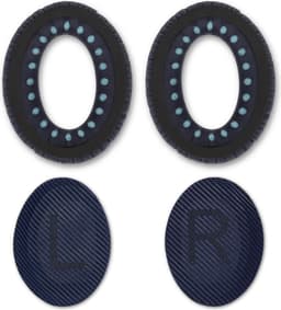 kwmobile 2x oorkussens geschikt voor Bose Quietcomfort 35 35II 25 15/QC35 QC35II QC25 QC15 - Earpads voor koptelefoon in donkerblauw — thumbnail 4