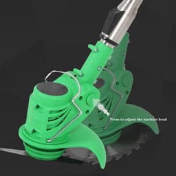 Elektrische Grasmaaier - Tuinmaaier Snoeier - Gazon Onderhoud - Multifunctioneel Ontwerp - 30 cm Snijbreedte - Zwart — thumbnail 2