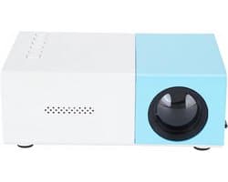 Mini Projector, Full HD 1080p Home Theatre Video Projector, Halloween Projector Compatibel met HDMI USB AV Smartphone TV Box Laptop