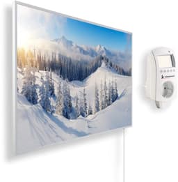 Infrarood Beeldverwarming 300 Watt - Sneeuwlandschap Motief - 1,8 x 50 x 60 cm - Elektrisch - Voor Binnen - Met Smart Thermostaat — thumbnail 1