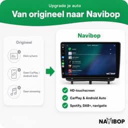 Navibop Autoradio geschikt voor Opel Corsa D 2007 t/m 2012 - Draadloos Apple CarPlay & Android Auto - 9 inch touchscreen - Android 15 - 4GB/64GB - Navigatie - Bluetooth - DAB+ ready - 2 din - 2007 2008 2009 2010 2011 2012 — thumbnail 5
