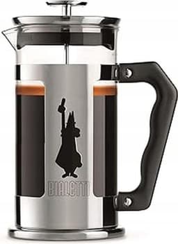 Bialetti Koffiezetter Zwart/Zilver 350ml - Elegante Cafetière — thumbnail 1