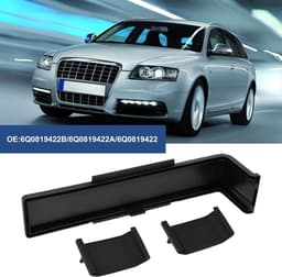 1 Set Auto AC Cabine Filter Cover Plaat Stof Cabine Stuifmeel Filter Behuizing Flap Cover Compatibel met VW Polo Fox Ameo Compatibel met Audi Compatibel met 6Q0819422 — thumbnail 2