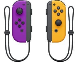 Nintendo Switch Joy-Con Controller paar - Neon Lila en Neon Oranje