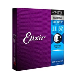 Elixir 11025 Polyweb Bronze Snaren voor Akoestische Gitaar (11-52) — thumbnail 1