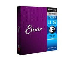 Elixir 11025 Polyweb Bronze Snaren voor Akoestische Gitaar (11-52)