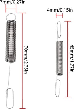 Stuurveer Grasmaaier - Control Veer Motor - Motoronderhoud - Duurzaam Metaal - 4 stuks - Zilver — thumbnail 5