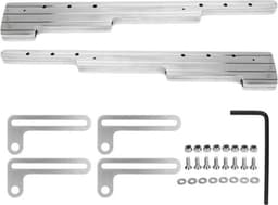 Geschikt Voor bougiekabelboom beugel voor Chevrolet SBC BBC SBF 302 350 454 V8 motor, zilver. — thumbnail 1