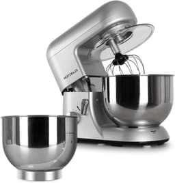 Keukenmachine - Mixer - Bakken en koken - Planetair mengsysteem - 5.2 liter - Zilver — thumbnail 1
