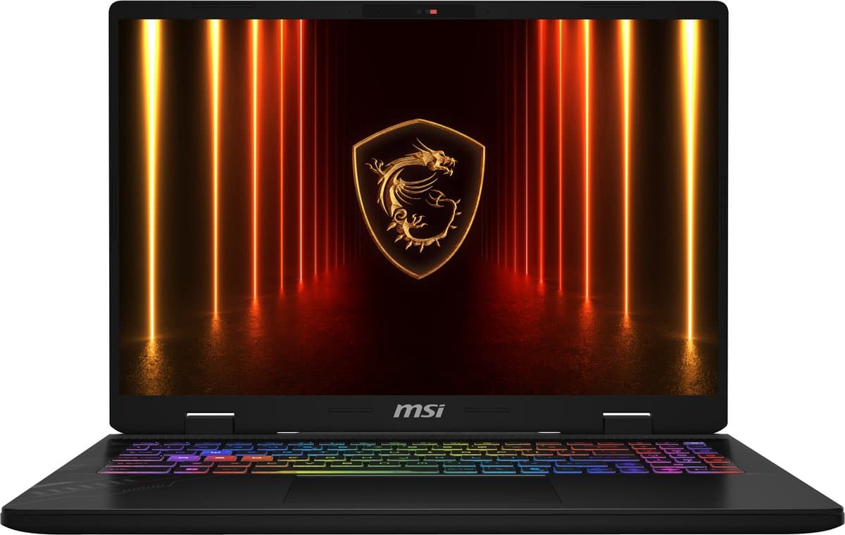 MSI Crosshair A16 HX D8WFKG-210BE AMD Ryzen™ 7 8840HX Laptop 40,6 cm (16") Quad HD+ 32 GB DDR5-SDRAM 1 TB SSD NVIDIA GeForce RTX 5060 Wi-Fi 6E (802.11ax) Windows 11 Home Grijs — afbeelding 1