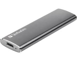 Externe SSD - Draagbare Opslag - Snelle Data Transfer - Aluminium Behuizing - 240 GB - Spacegrijs