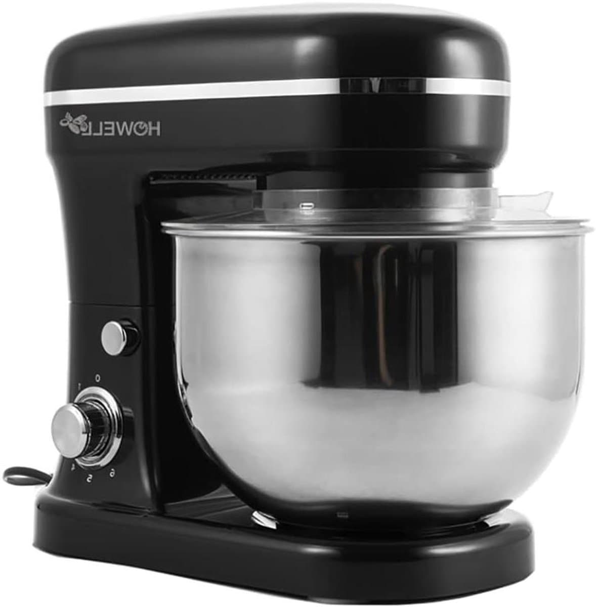 Kneading Machine - Keukenmachine Mixer - Zelf Bakken Thuis - Krachtige 1200 Watt Motor - 5 Liter Kom - Zwart — afbeelding 1