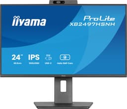 iiyama ProLite XB2497HSNH-B1 - 24 inch - Full HD - IPS - 100Hz - Verstelbaar - USB-C Dock - Windows Hello Cam — thumbnail 4
