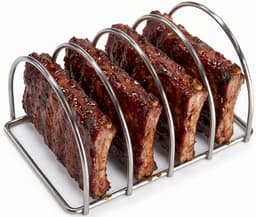 Keij Kamado BBQ Sparerib Rek Small - RVS - voor 4 spareribs — thumbnail 4