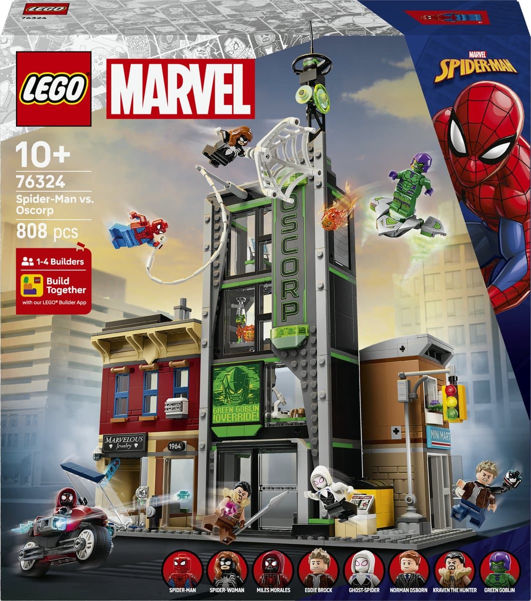 Lego Marvel 76324 Spider-man Vs. Oscorp Bouwstenen — afbeelding 1