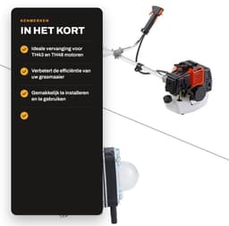 Dailygoods- Carburateur Vervanging TH43/TH48 - Carburateur - Grasmaaier Accessoires - Tuingereedschap - Betrouwbaar voor Langdurig Gebruik - Professionele Productie - Grasmaaieronderdeel — thumbnail 2