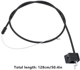 Dailygoods- Bedieningskabel 128 cm - Compatibel met Toro 20339/20377/20378 - Slijtvast - Eenvoudig te installeren - Hoge temperatuur weerbestendig - Metaaldraad en plastic omhulsel - Remkabel — thumbnail 2