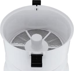 Elektrische Aardappelschilmachine - Groenteschiller Keukenmachine - Snel Groenten Schillen - Krachtige Koperen Motor - 0.8 kg Capaciteit - Wit — thumbnail 3
