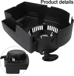 Terugslagstarter Grasmaaier - Trekstarter Motor Starter - Motor Starten - Robuuste Buitenconstructie - 23 x 23 x 10 cm - Zwart — thumbnail 4