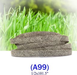 Grasmaaier V-riem - Deck riem - Gras maaien - Kevlar versterkt - 1/2 inch x 101.5 inch - Zwart — thumbnail 3
