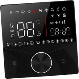 Digitale Thermostaat - Slimme Regelaar - Temperatuur Regelen - Nauwkeurige Controle - LCD Display - Zwart — thumbnail 3