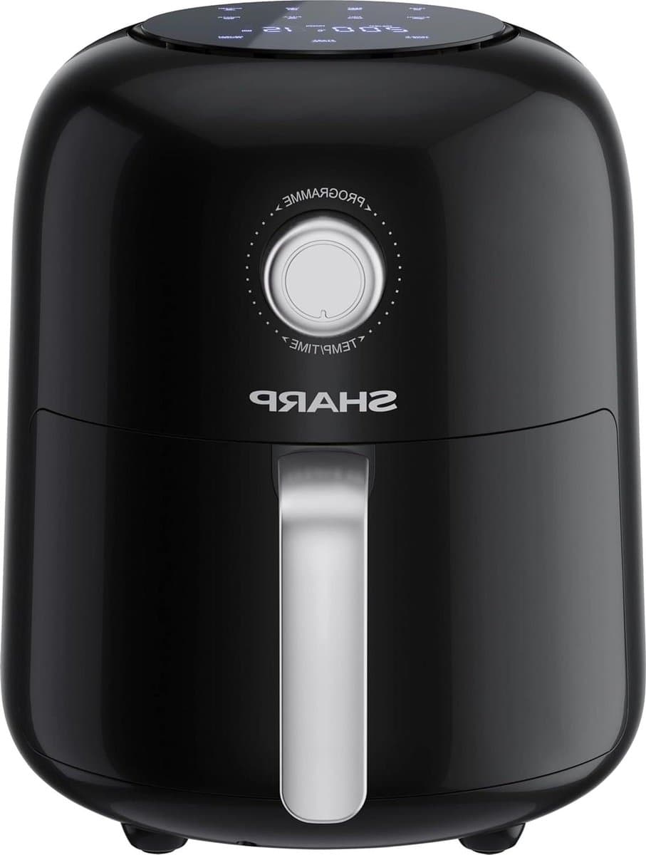 Heteluchtfriteuse - Airfryer - Gezond Frituren - 8 Programma's - 4 Liter - Zwart — afbeelding 1