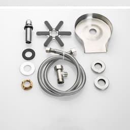 Bar Cup Washer RVS Glass Rinser for Kitchen Sink Automatische Rotary Push-Push Embedded Quick Cleaning (Kleur: Zilver) (Grijs) — thumbnail 3