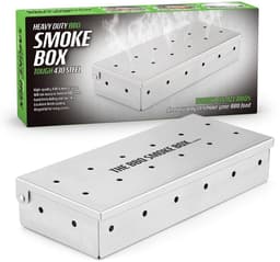 Dailygoods- Rookbox Heavy Duty RVS - Smokerbox - BBQ Accessoire - Universele Roker - 950 ml Capaciteit - 28 Rookgaten — thumbnail 1