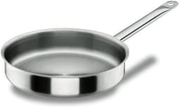 Paellapan - Koekenpan - Lekkere maaltijden - Premium kwaliteit - 24 cm - Zilver — thumbnail 1