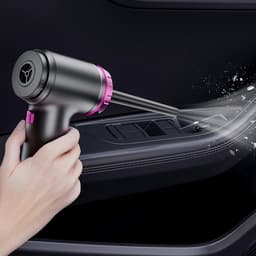 Draagbare Stofzuiger - Handstofzuiger Auto - Snelle Reiniging - Hoge Zuigkracht 6000 Pa - 225 cm Lengte - Zwart — thumbnail 3
