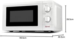 Nieuwe magnetron 700 W - Wit voor eenvoudig en gezond koken — thumbnail 2