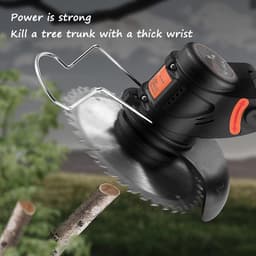Elektrische Grasmaaier - Opvouwbare Grasmaaier - Gazon Onderhoud - Dual Wheel Assist - 30 cm Snijbreedte - Zwart — thumbnail 4