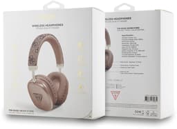 Guess PU Leather 4G Triangle Logo Headphone - Geschikt voor Bluetooth Smartphones - Bruin — thumbnail 4